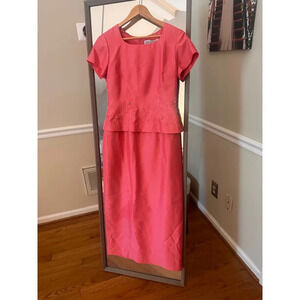 Women's Jessica Howard Pink Dress Size 8 Vintage